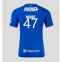 Rangers Mikey Moore #47 Replika Hemmatröja 2025-26 Kortärmad
